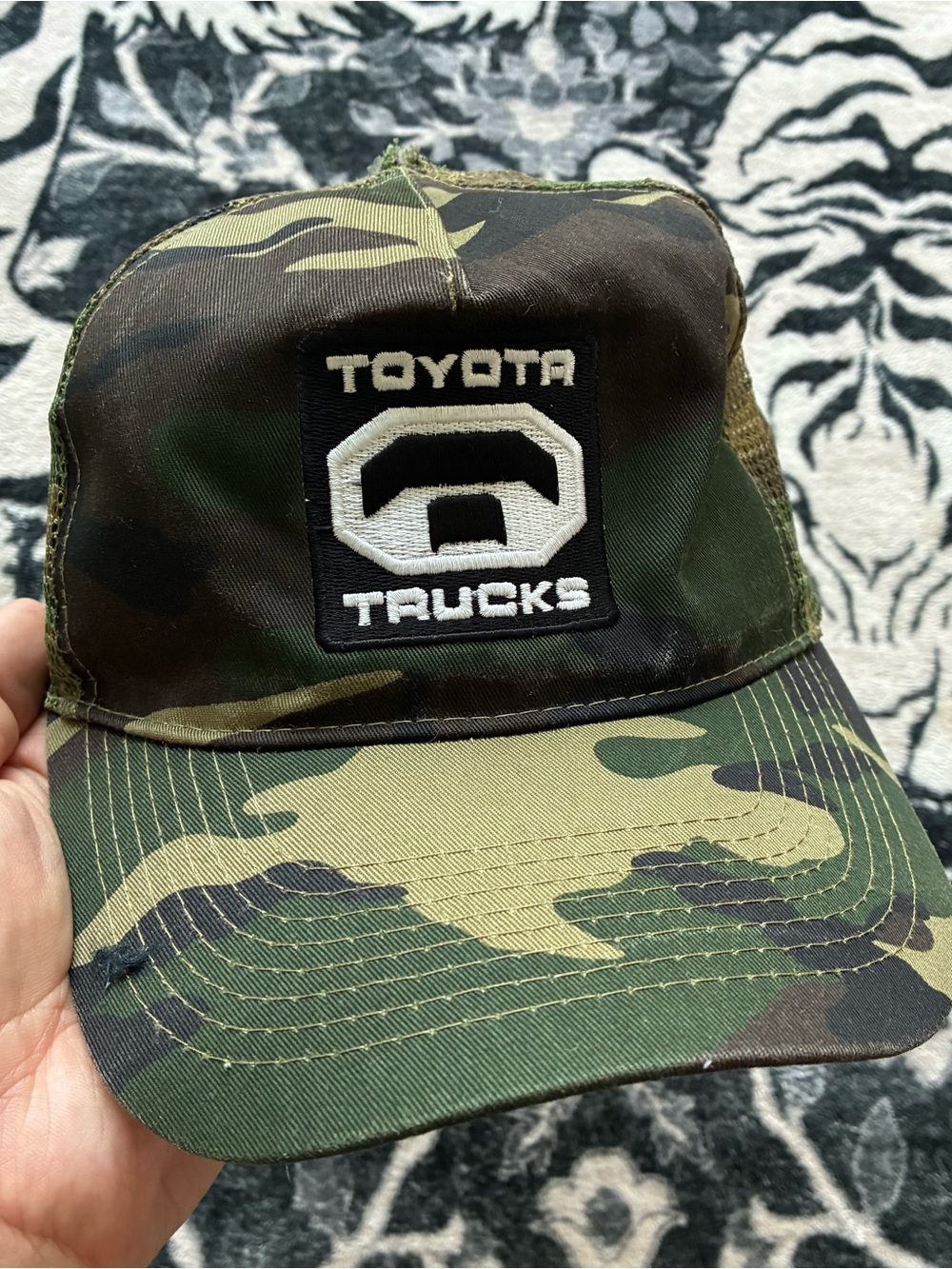 002 - TOYOTA TRUCKS CAMO MESH TRUCKER SNAPBACK HAT
